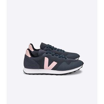 Veja SDU RT ALVEOMESH Women's Running Shoes Navy | CA 436LIS